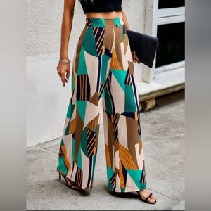 Colored baggy dress pants